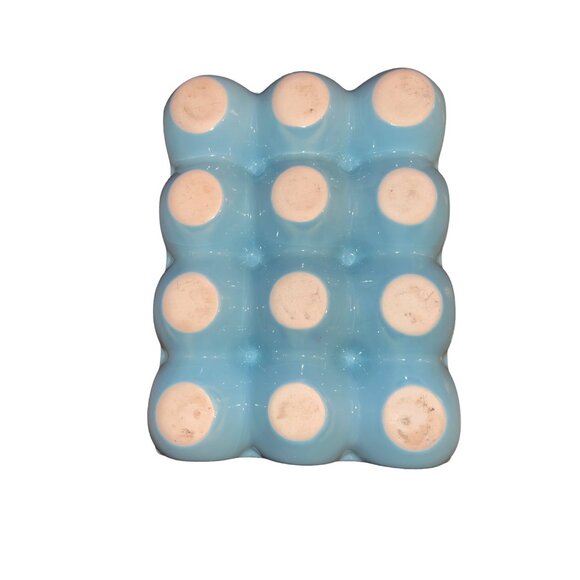 5” x 7”, light aqua blue dozen egg counter tray - Picture 3 of 14